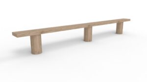 Bench for grill house